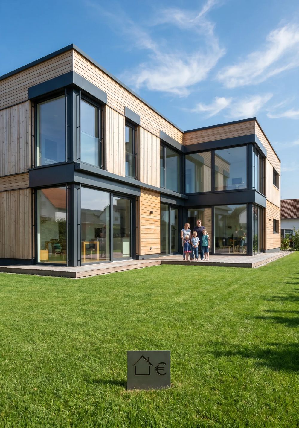 Wohnhaus mit gepflegter Einfahrt